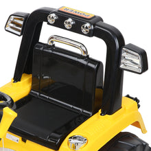 Best Kids Ride On Electric Bulldozer Digger with Remote Control | Yellow Truck Work Style Ride On from kidscarz.com.au, we sell affordable ride on toys, free shipping Australia wide, Load image into Gallery viewer, Bulldozer Digger Kids Ride On Toy Truck Electric Remote Control - Yellow seat
