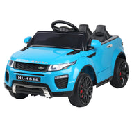 4x4 Range Rover Inspired Kids Car, Blue Ride On Toy with Remote Control