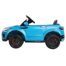 4x4 Range Rover Inspired Kids Car, Blue Ride On Toy with Remote Control from kidscarz.com.au, we sell affordable ride on toys, free shipping Australia wide, Load image into Gallery viewer, 4x4 Range Rover Inspired Kids Car, Blue Ride On Toy with Remote Control
