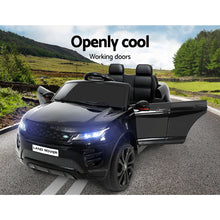 Load image into Gallery viewer, Kids Ride On Electric Car with Remote Control | Licensed Range Rover Evoque | Black

