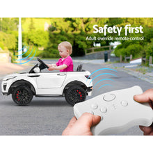 Kids Ride On Electric Car with Remote Control | Range Rover Inspired | White from kidscarz.com.au, we sell affordable ride on toys, free shipping Australia wide, Load image into Gallery viewer, Kids Ride On Electric Car with Remote Control | Range Rover Inspired | White
