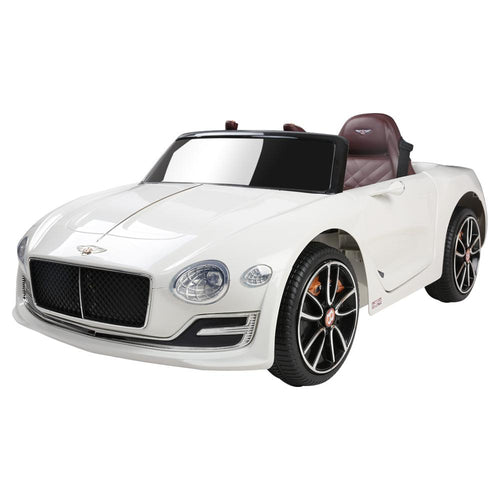 Kids Ride On Electric Car with Remote Control | Licensed Bentley EXP12 | White