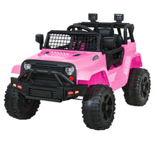 Kids Ride On Electric Car with Remote Control | Jeep Wrangler Inspired Pink from kidscarz.com.au, we sell affordable ride on toys, free shipping Australia wide, Load image into Gallery viewer, Kids Ride On Electric Car with Remote Control, Pink Ride On Jeep Inspired | Pink electric Kids Cars
