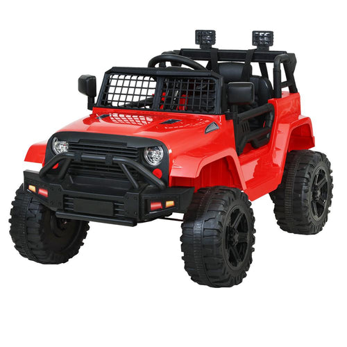 Kids Ride On Electric Car with Remote Control | Jeep Inspired | Red