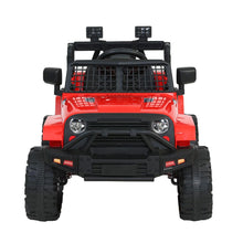 Kids Ride On Electric Car with Remote Control | Jeep Wrangler Inspired Red from kidscarz.com.au, we sell affordable ride on toys, free shipping Australia wide, Load image into Gallery viewer, Kids Ride On Electric Car with Remote Control | Jeep Inspired | Red front
