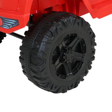 Kids Ride On Electric Car with Remote Control | Jeep Wrangler Inspired Red from kidscarz.com.au, we sell affordable ride on toys, free shipping Australia wide, Load image into Gallery viewer, Kids Ride On Electric Car with Remote Control | Jeep Inspired | Red wheel
