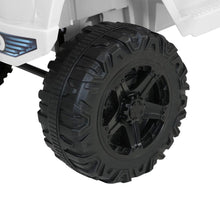 White Kids Ride On Jeep with Remote Control, Inspired 12V Electric Car from kidscarz.com.au, we sell affordable ride on toys, free shipping Australia wide, Load image into Gallery viewer, Kids Ride On Electric Car with Remote Control | Jeep Inspired | White wheel
