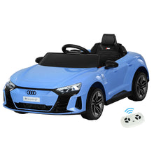 Audi Ride On Car Electric Sports Toy Cars RS e-tron GT Licensed Rigo Blue 12V from kidscarz.com.au, we sell affordable ride on toys, free shipping Australia wide, Load image into Gallery viewer, Audi Ride On Car Electric Sports Toy Cars RS e-tron GT Licensed Rigo Blue 12V
