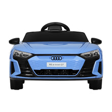 Audi Ride On Car Electric Sports Toy Cars RS e-tron GT Licensed Rigo Blue 12V from kidscarz.com.au, we sell affordable ride on toys, free shipping Australia wide, Load image into Gallery viewer, Audi Ride On Car Electric Sports Toy Cars RS e-tron GT Licensed Rigo Blue 12V
