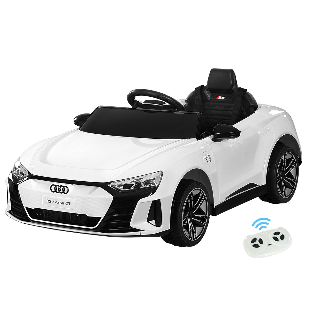 www.kidscarz.com.au, electric toy car, affordable Ride ons in Australia, Audi Ride On Car Electric Sports Toy Cars RS e-tron GT Licensed Rigo White 12V