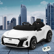 Audi Ride On Car Electric Sports Toy Cars RS e-tron GT Licensed Rigo White 12V from kidscarz.com.au, we sell affordable ride on toys, free shipping Australia wide, Load image into Gallery viewer, Audi Ride On Car Electric Sports Toy Cars RS e-tron GT Licensed Rigo White 12V
