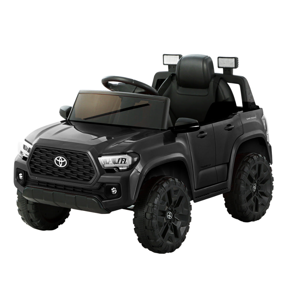 www.kidscarz.com.au, electric toy car, affordable Ride ons in Australia, Officially Licensed Toyota Tacoma Ride on Toy, Black Off Road Jeep for Australia, 12V Battery Operated Electric Kids Ride On Toy Car with Remote Control.