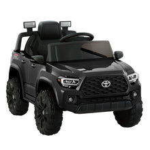 Black Licensed Toyota Tacoma Ride on Toy Car - 12V Kids Electric Car with Remote Control from kidscarz.com.au, we sell affordable ride on toys, free shipping Australia wide, Load image into Gallery viewer, 12V Battery Operated Officially Licensed Toyota Tacoma Ride on Toy, Black Rigo Off Road Jeep for Australia, Best Electric Kids Ride On Toy Car with Remote Control.
