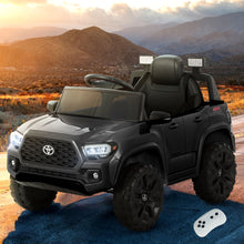 Black Licensed Toyota Tacoma Ride on Toy Car - 12V Kids Electric Car with Remote Control from kidscarz.com.au, we sell affordable ride on toys, free shipping Australia wide, Load image into Gallery viewer, Officially Licensed Toyota Tacoma Ride on Toy, Black Rigo Off Road Jeep for Australia, Best 12V Battery Operated Electric Kids Ride On Toy Car with Remote Control.

