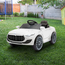 Kids Ride On Electric Car with Remote Control | Maserati Inspired | White from kidscarz.com.au, we sell affordable ride on toys, free shipping Australia wide, Load image into Gallery viewer, Kids Ride On Electric Car with Remote Control | Maserati Inspired | White
