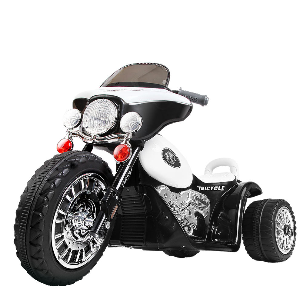 www.kidscarz.com.au, electric toy car, affordable Ride ons in Australia, Rigo Kids Ride On Motorbike Motorcycle Toys Black White