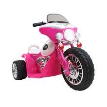 Electric Kids Ride On Motorbike Toy Harley Davidson Softail Inspired Pink from kidscarz.com.au, we sell affordable ride on toys, free shipping Australia wide, Load image into Gallery viewer, Rigo Kids Ride On Motorcycle Motorbike Car Harley Style Electric Toy Police Bike
