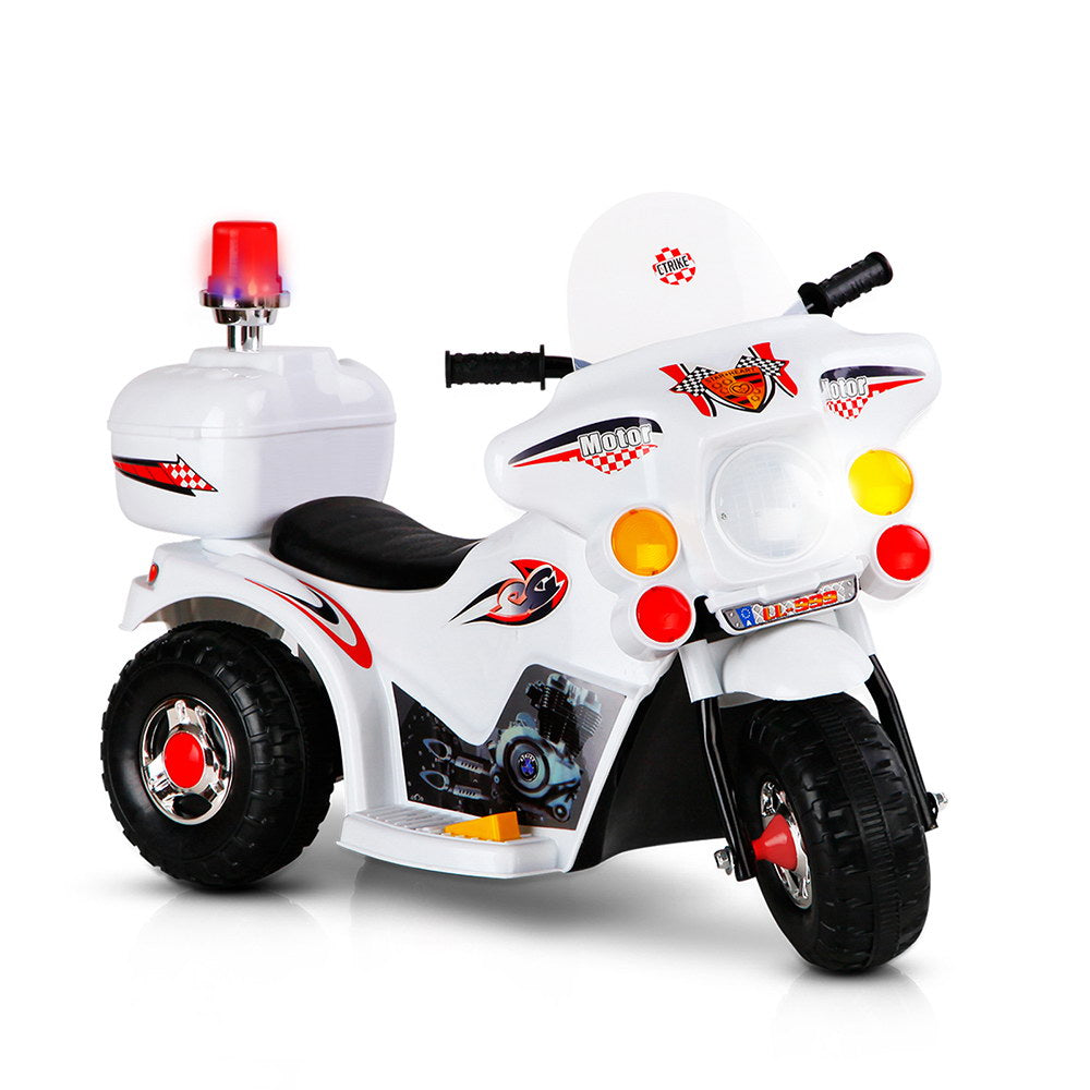www.kidscarz.com.au, electric toy car, affordable Ride ons in Australia, Rigo Kids Ride On Motorbike Motorcycle Car Toys White