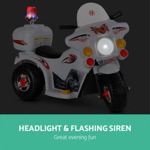 Kids Ride On Electric Motorcycle | White from kidscarz.com.au, we sell affordable ride on toys, free shipping Australia wide, Load image into Gallery viewer, Kids Ride On Electric Motorcycle | White
