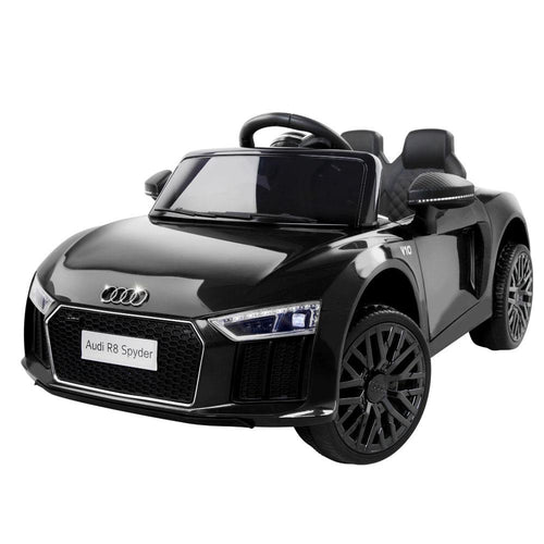 Kids Ride On Electric Car with Remote Control | Licensed Audi R8 | Black