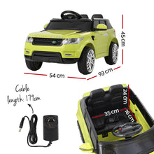 Kids Ride On Electric Car with Remote Control | Range Rover Inspired | Green from kidscarz.com.au, we sell affordable ride on toys, free shipping Australia wide, Load image into Gallery viewer, Kids Ride On Electric Car with Remote Control | Range Rover Inspired | Green
