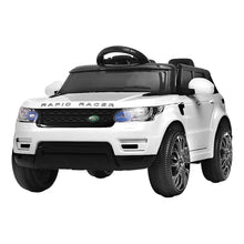 Kids Ride On Electric Car with Remote Control | Range Rover Evoque Inspired | White from kidscarz.com.au, we sell affordable ride on toys, free shipping Australia wide, Load image into Gallery viewer, Rigo Kids Ride On Car - White
