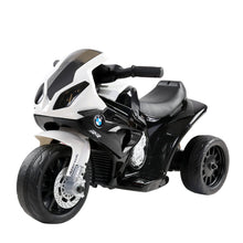 Kids Ride On Electric Motorbike | Licensed BMW S1000RR | Black from kidscarz.com.au, we sell affordable ride on toys, free shipping Australia wide, Load image into Gallery viewer, Kids Ride On Motorbike BMW Licensed S1000RR Motorcycle Car Black
