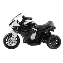 Kids Ride On Electric Motorbike | Licensed BMW S1000RR | Black from kidscarz.com.au, we sell affordable ride on toys, free shipping Australia wide, Load image into Gallery viewer, BMW S1000RR Licensed Kids Ride On Toy Motorbike Motorcycle Electric - Black side view
