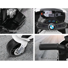 Kids Ride On Electric Motorbike | Licensed BMW S1000RR | Black from kidscarz.com.au, we sell affordable ride on toys, free shipping Australia wide, Load image into Gallery viewer, BMW S1000RR Licensed Kids Ride On Toy Motorbike Motorcycle Electric - Black features
