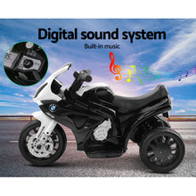 Kids Ride On Electric Motorbike | Licensed BMW S1000RR | Black from kidscarz.com.au, we sell affordable ride on toys, free shipping Australia wide, Load image into Gallery viewer, BMW S1000RR Licensed Kids Ride On Toy Motorbike Motorcycle Electric - Black built in music
