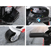 Kids Ride On Electric Motorbike Licensed BMW S1000RR | Red from kidscarz.com.au, we sell affordable ride on toys, free shipping Australia wide, Load image into Gallery viewer, BMW S1000RR Licensed Kids Ride On Toy Motorbike Motorcycle Electric - Red features
