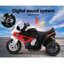 Kids Ride On Electric Motorbike Licensed BMW S1000RR | Red from kidscarz.com.au, we sell affordable ride on toys, free shipping Australia wide, Load image into Gallery viewer, BMW S1000RR Licensed Kids Ride On Toy Motorbike Motorcycle Electric - Red built in music
