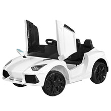 Rigo Kids Ride On Car Outdoor Electric Toys Battery Remote Control MP3 12V White from kidscarz.com.au, we sell affordable ride on toys, free shipping Australia wide, Load image into Gallery viewer, Rigo Kids Ride On Car Outdoor Electric Toys Battery Remote Control MP3 12V White
