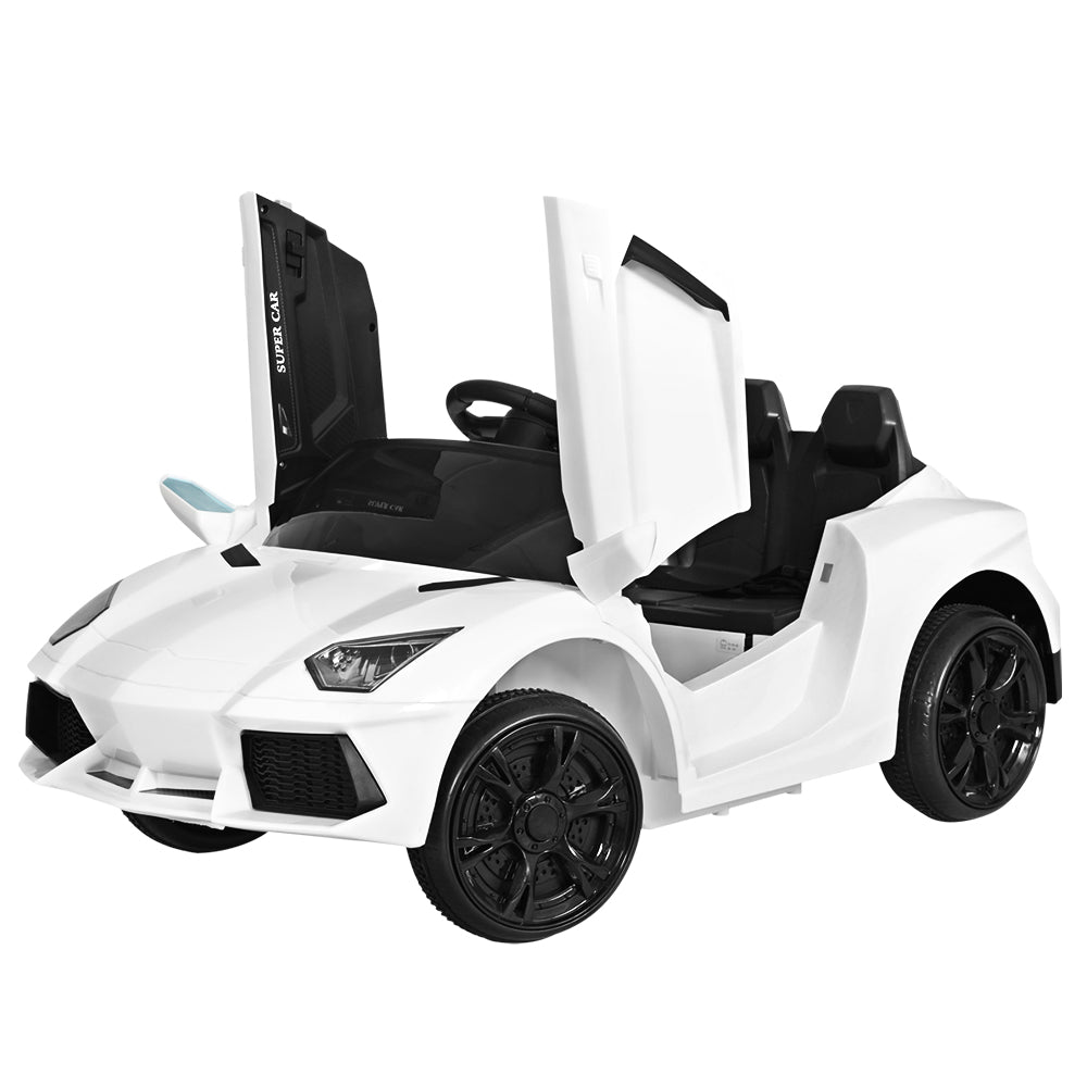 www.kidscarz.com.au, electric toy car, affordable Ride ons in Australia, Rigo Kids Ride On Car Outdoor Electric Toys Battery Remote Control MP3 12V White