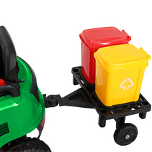 Rigo Kids Ride On Car Street Sweeper Truck w/Rotating Brushes Garbage Cans Green from kidscarz.com.au, we sell affordable ride on toys, free shipping Australia wide, Load image into Gallery viewer, Rigo Kids Ride On Car Street Sweeper Truck w/Rotating Brushes Garbage Cans Green
