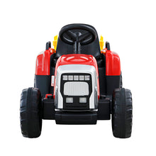 Kids Ride On Eletric Car | Tractor Trailer | Red from kidscarz.com.au, we sell affordable ride on toys, free shipping Australia wide, Load image into Gallery viewer, Kids Ride On Eletric Car | Tractor Trailer | Red
