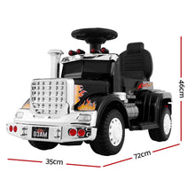 Best Black electric ride on trucks for kids from kidscarz.com.au, we sell affordable ride on toys, free shipping Australia wide, Load image into Gallery viewer, image 2 of a black ride on truck which is the best ride on toy truck black - truck ride on toys for kids in Australia
