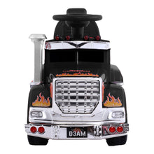 Best Black electric ride on trucks for kids from kidscarz.com.au, we sell affordable ride on toys, free shipping Australia wide, Load image into Gallery viewer, image 3 of a black ride on truck which is the best ride on toy truck black - truck ride on toys for kids in Australia
