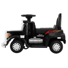 Best Black electric ride on trucks for kids from kidscarz.com.au, we sell affordable ride on toys, free shipping Australia wide, Load image into Gallery viewer, image 4 of a black ride on truck which is the best ride on toy truck black - truck ride on toys for kids in Australia
