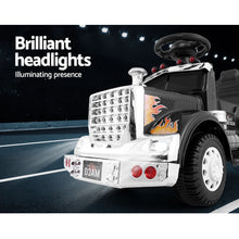 Best Black electric ride on trucks for kids from kidscarz.com.au, we sell affordable ride on toys, free shipping Australia wide, Load image into Gallery viewer, image 5 of a black ride on truck which is the best ride on toy truck black - truck ride on toys for kids in Australia
