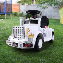 Best Ride on Toy Truck White -  Truck Ride on Toy for Kids in Australia from kidscarz.com.au, we sell affordable ride on toys, free shipping Australia wide, Load image into Gallery viewer, Best Ride on Toy Truck White -  Truck Ride on Toy for Kids in Australia
