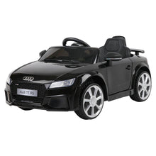 Kids Ride On Electric Car with Remote Control | Licensed Audi TT RS Roadster | Black from kidscarz.com.au, we sell affordable ride on toys, free shipping Australia wide, Load image into Gallery viewer, Kids Ride On Electric Car with Remote Control | Licensed Audi TT RS Roadster | Black
