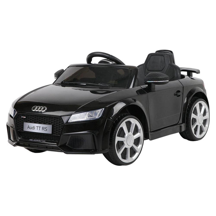 Kids Ride On Electric Car with Remote Control | Licensed Audi TT RS Roadster | Black