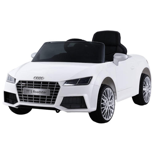 Kids Ride On Electric Car with Remote Control | Licensed Audi TT RS Roadster | White