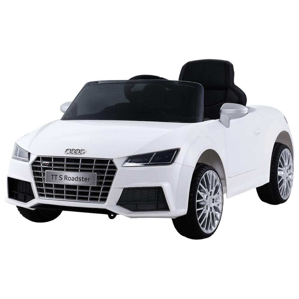 www.kidscarz.com.au, electric toy car, affordable Ride ons in Australia, Kids Ride On Electric Car with Remote Control | Licensed Audi TT RS Roadster | White