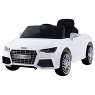 Kids Ride On Electric Car with Remote Control | Licensed Audi TT RS Roadster | White