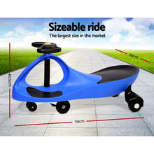 Kids Ride On Swing Car | Wiggle Cart Toy Blue from kidscarz.com.au, we sell affordable ride on toys, free shipping Australia wide, Load image into Gallery viewer, Kids Ride On Swing Car | Wiggle Cart Toy Blue
