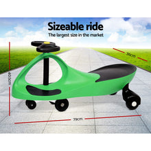 Kids Ride On Swing Car | Wiggle Cart Toy Green from kidscarz.com.au, we sell affordable ride on toys, free shipping Australia wide, Load image into Gallery viewer, Kids Ride On Swing Car | Wiggle Cart Toy Green
