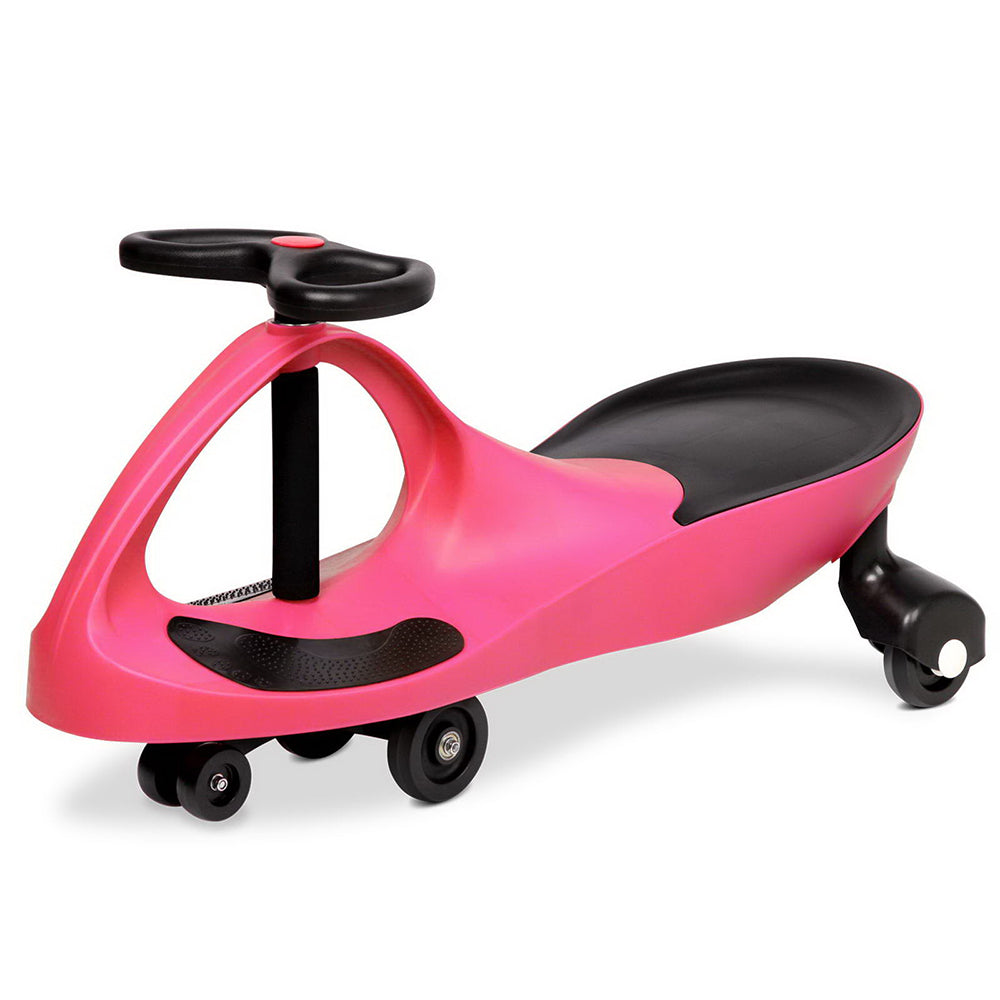 www.kidscarz.com.au, electric toy car, affordable Ride ons in Australia, Keezi Kids Ride On Swing Car  - Pink