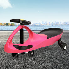 Kids Ride On Swing Car | Childrens' Wiggle Cart Toy Pink from kidscarz.com.au, we sell affordable ride on toys, free shipping Australia wide, Load image into Gallery viewer, Kids Ride On Swing Car | Childrens&#39; Wiggle Cart Toy Pink

